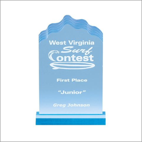 Water Series Stand Up Acrylic Award