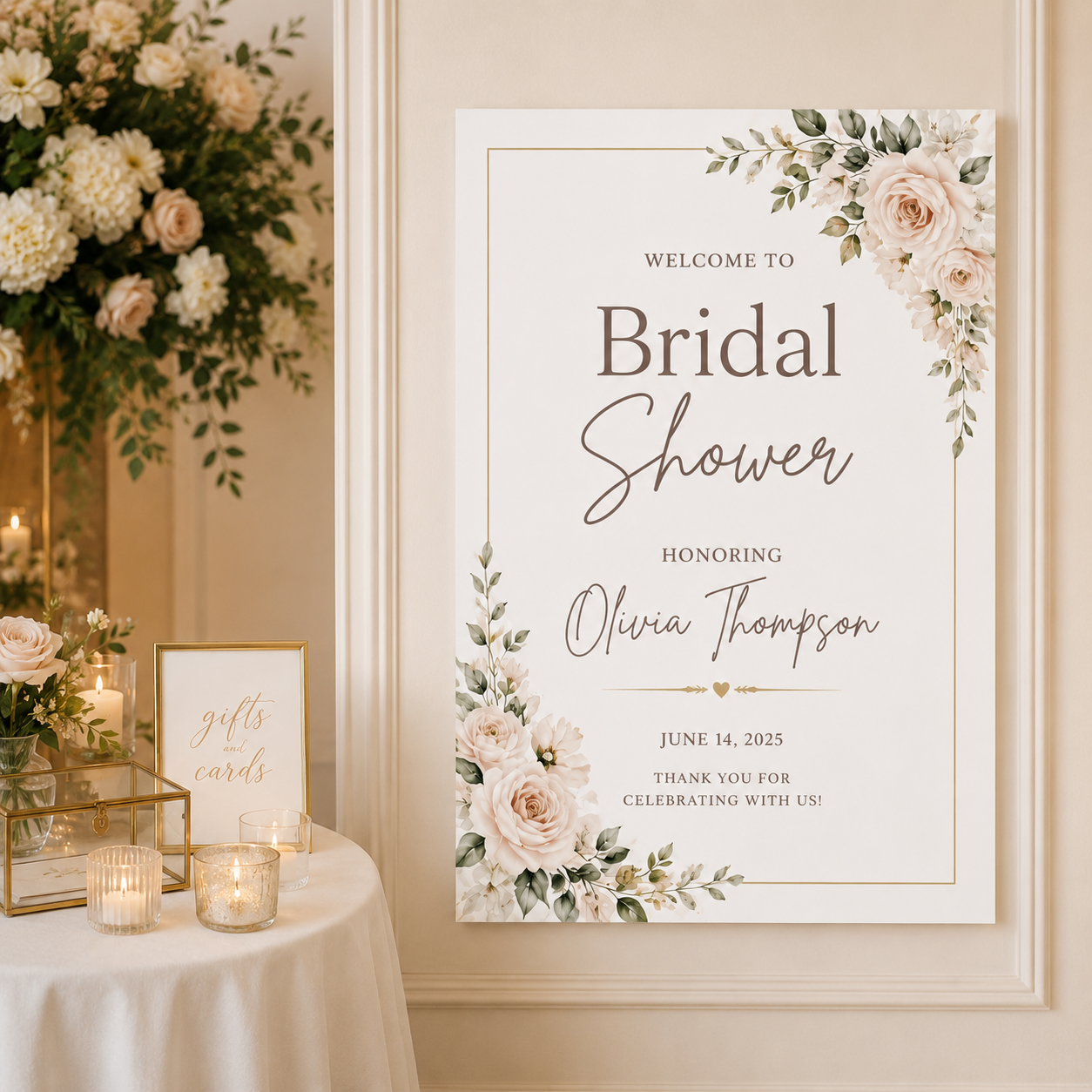 Bridal Shower Signs