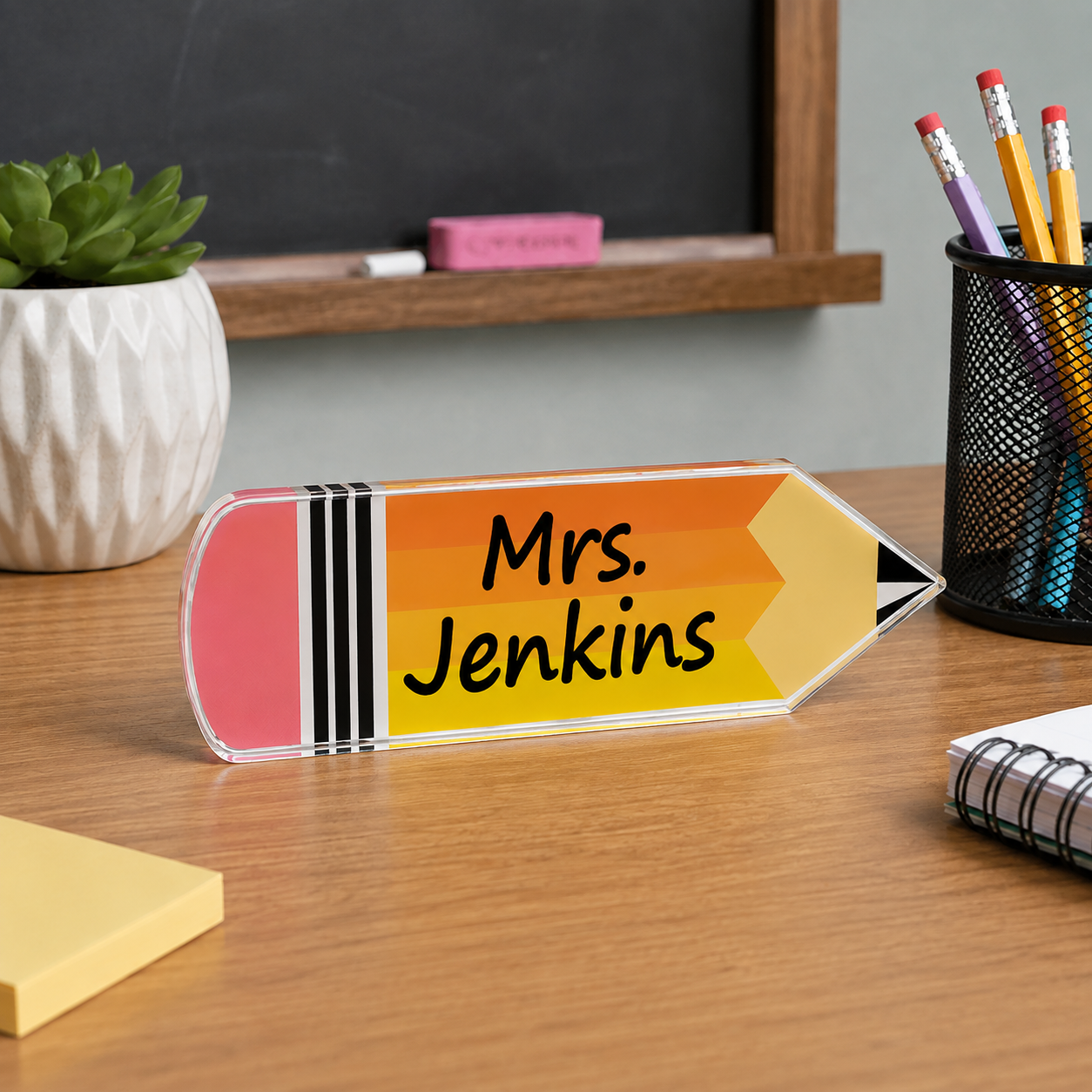 Teacher Acrylic Desk Blocks