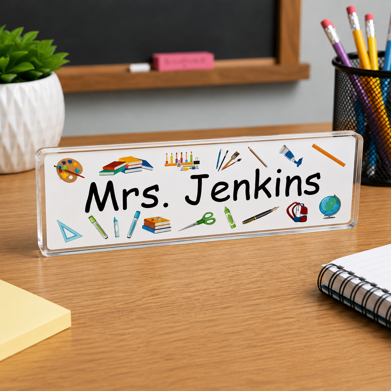 Teacher Acrylic Desk Blocks