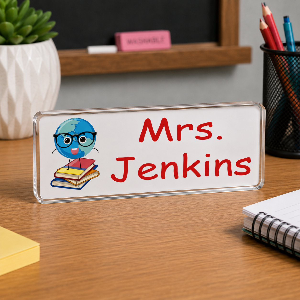 Teacher Acrylic Desk Blocks