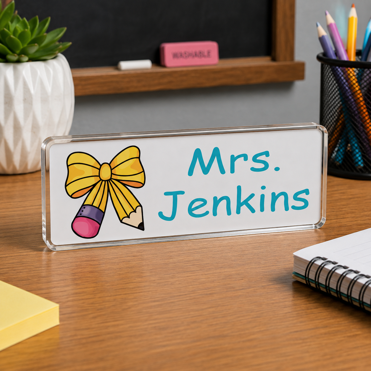 Teacher Acrylic Desk Blocks