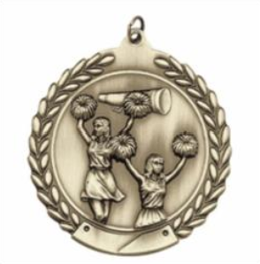 Sculptured 2 3/4" Neck Award Medals