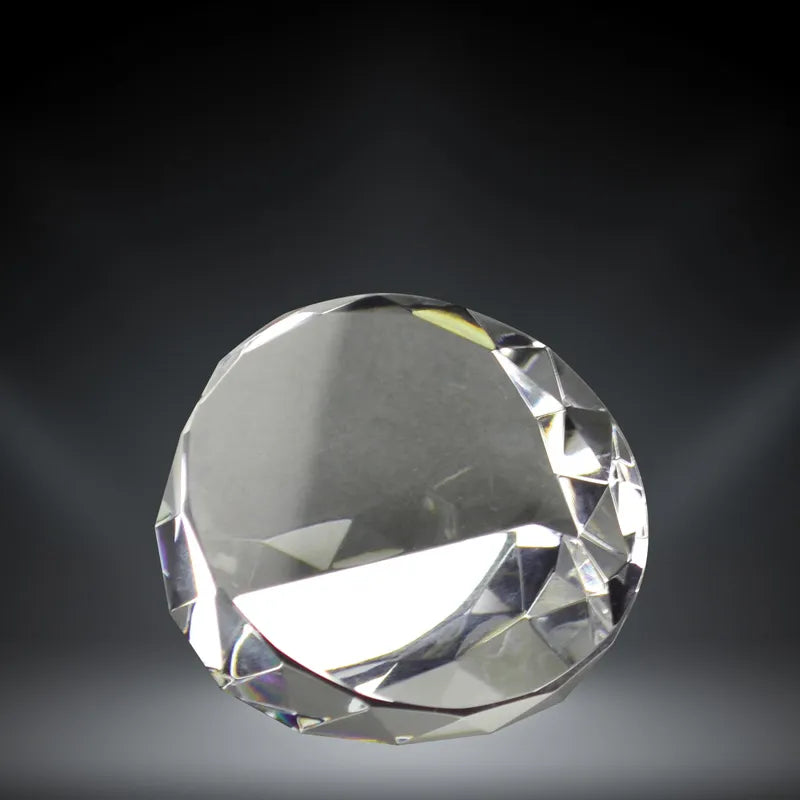 Crystal Paperweight - 1 7/8" x 2 3/4"