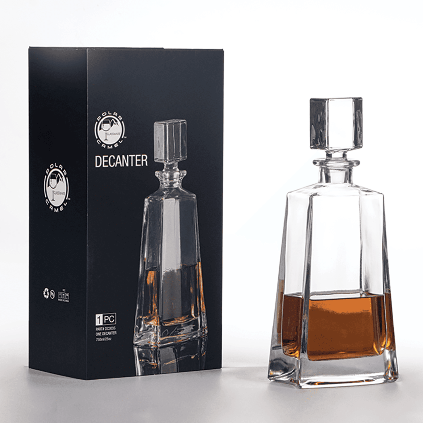 750 mL 12" Tequila Decanter