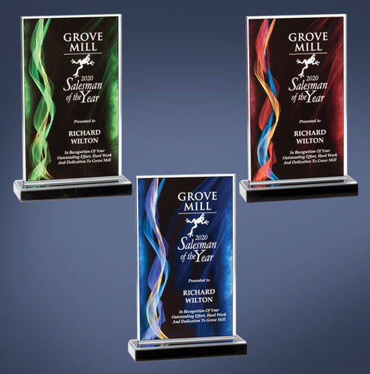 Illusion Series Stand Up Acrylic Award