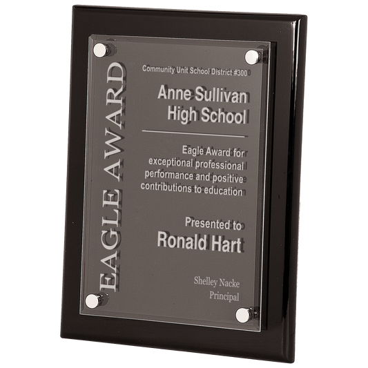 Floating Piano Finish Acrylic Plaques