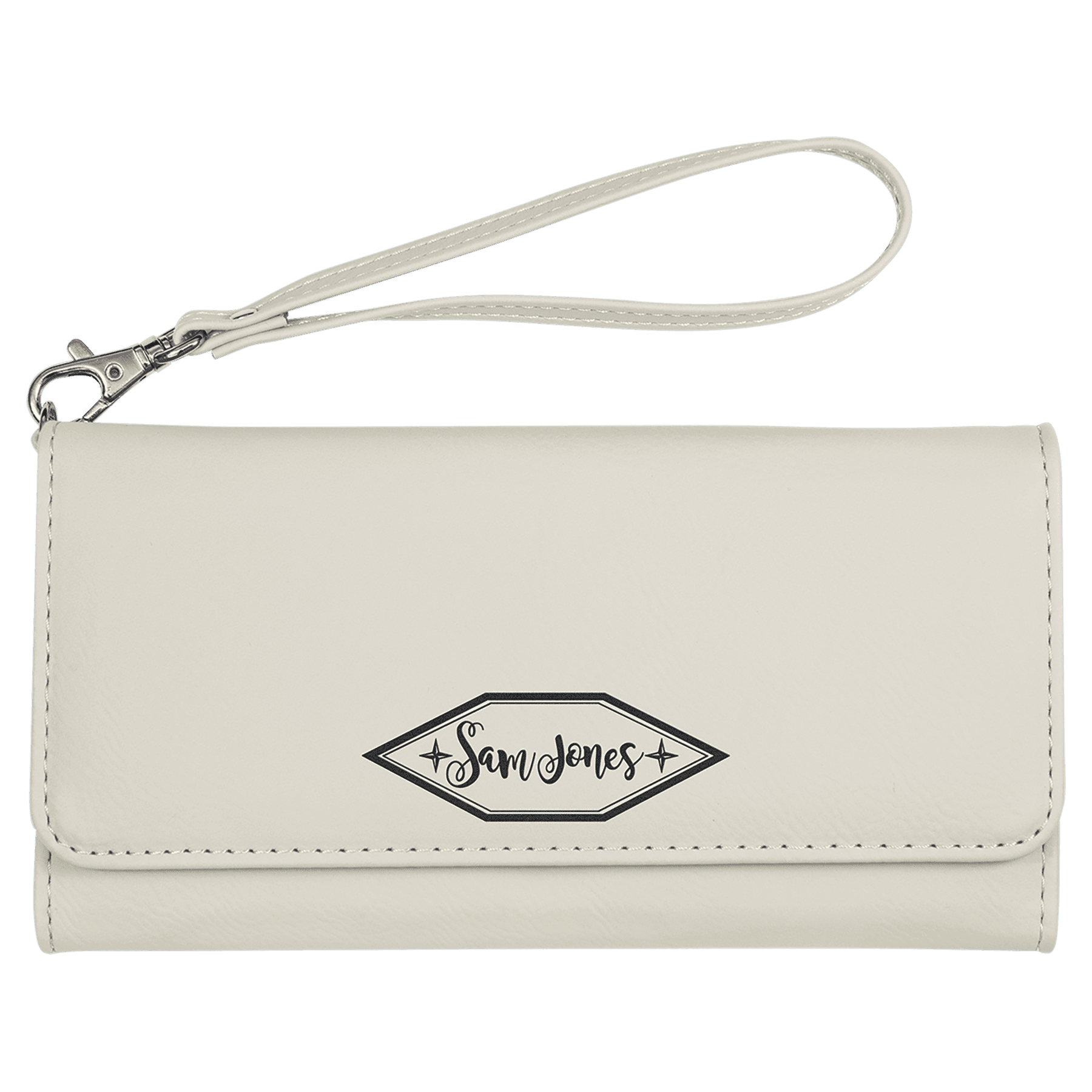 Vegan Leather Wallet with Strap - 11 Colorways