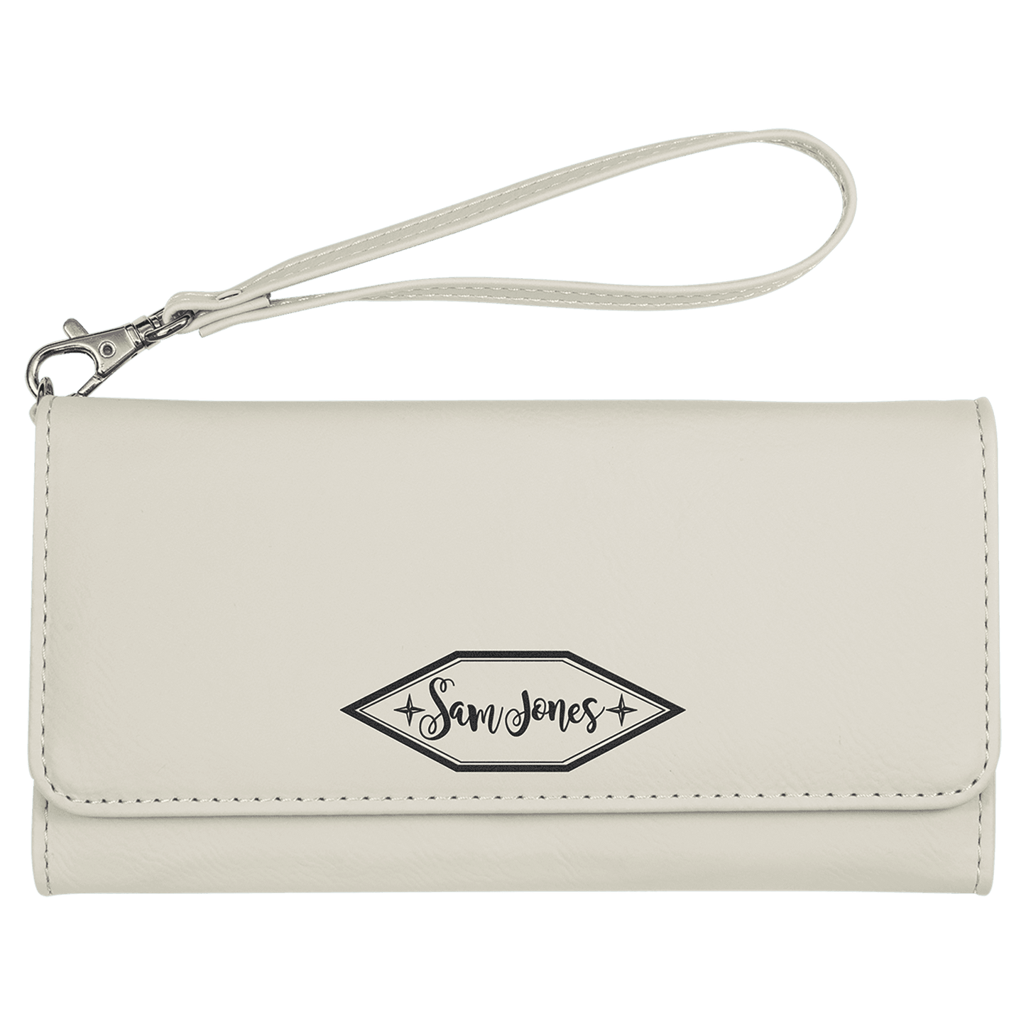 Vegan Leather Wallet with Strap - 11 Colorways