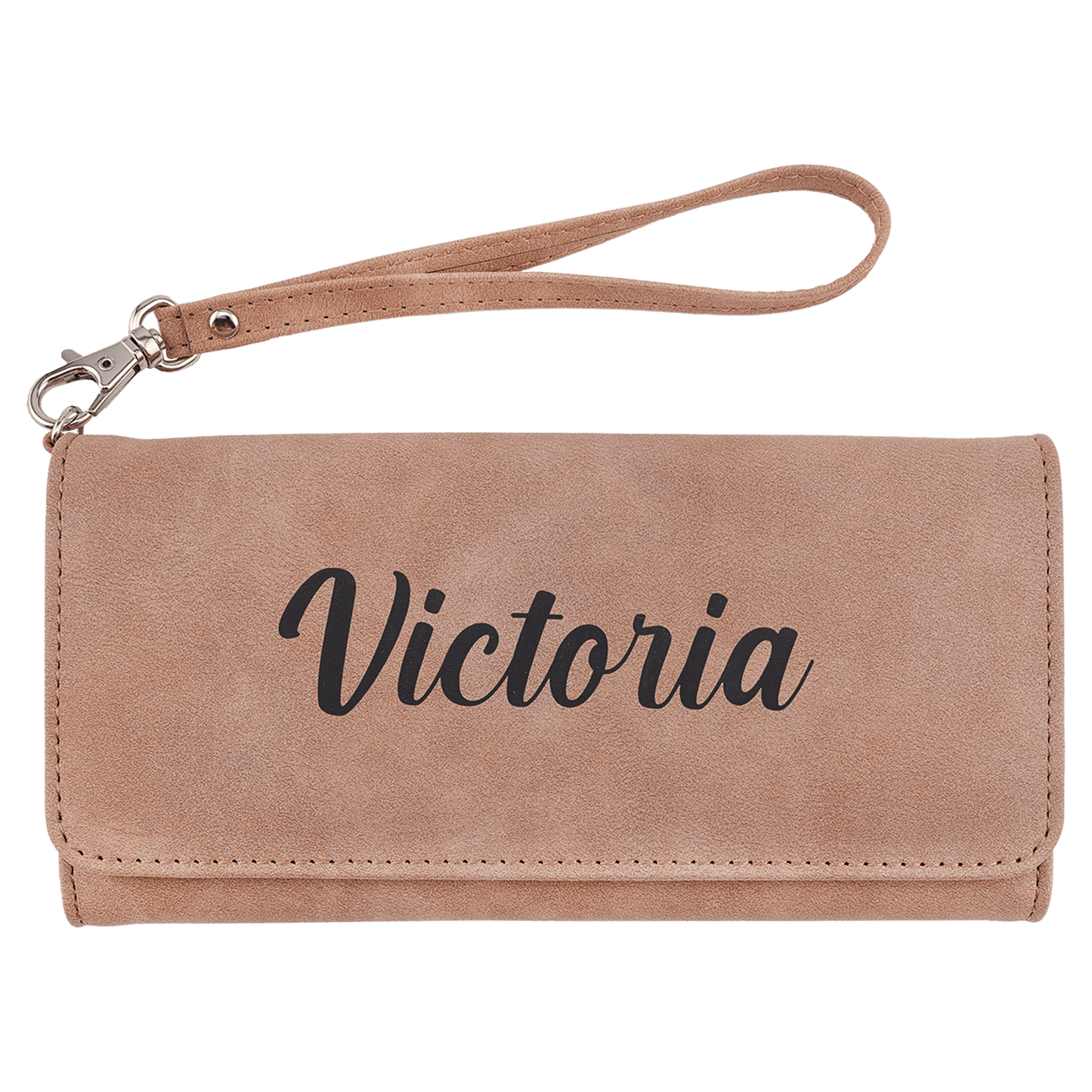 Vegan Leather Wallet with Strap - 11 Colorways