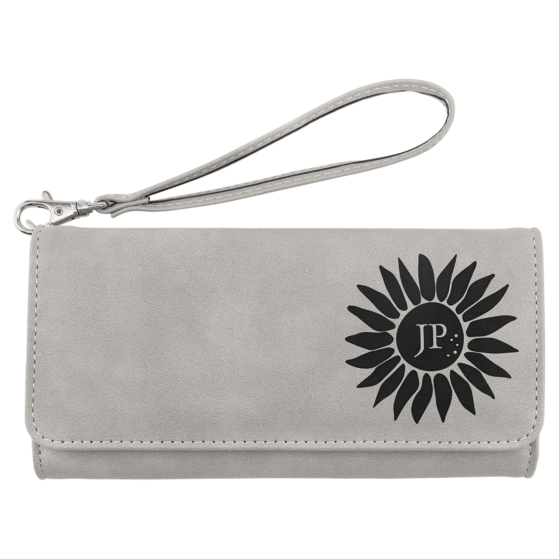 Vegan Leather Wallet with Strap - 11 Colorways