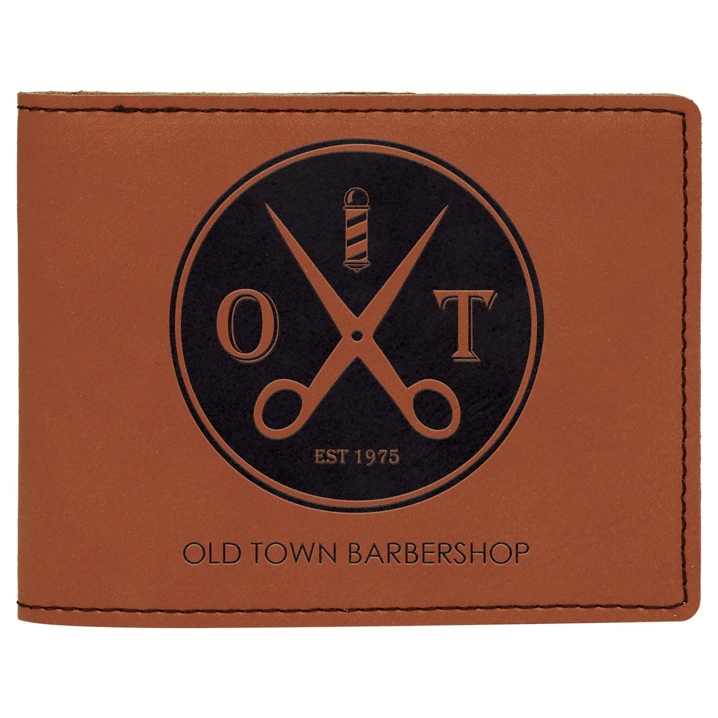 Rawhide Vegan Leather Bifold Wallet