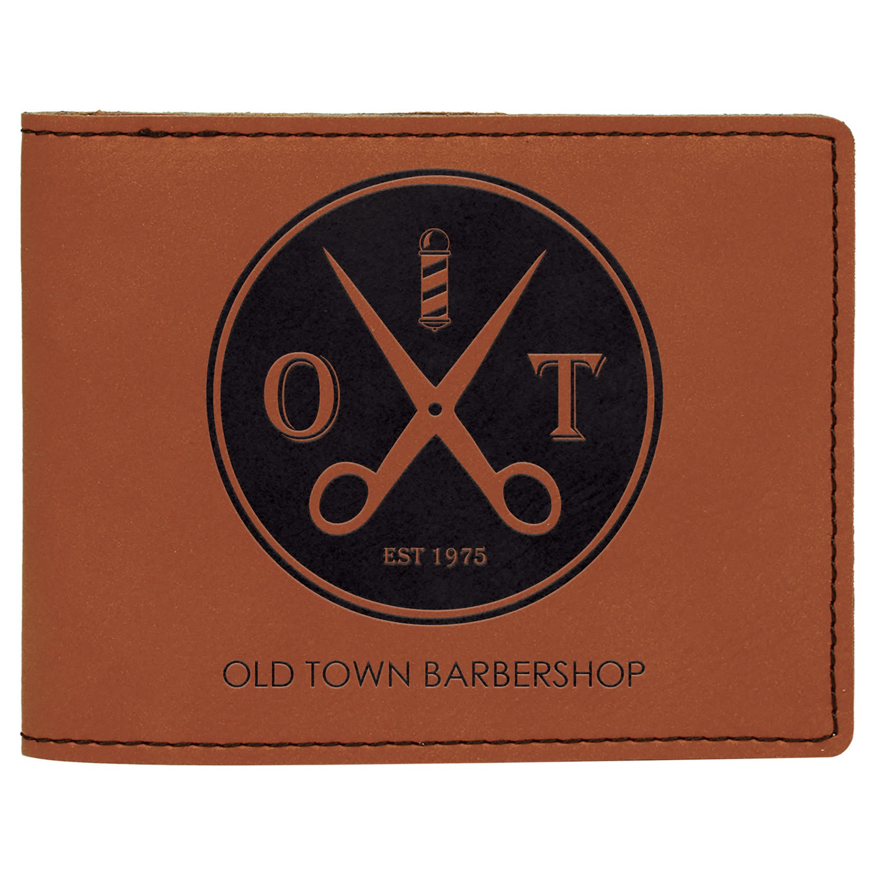 Rawhide Vegan Leather Bifold Wallet