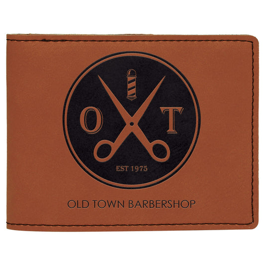 Rawhide Vegan Leather Bifold Wallet
