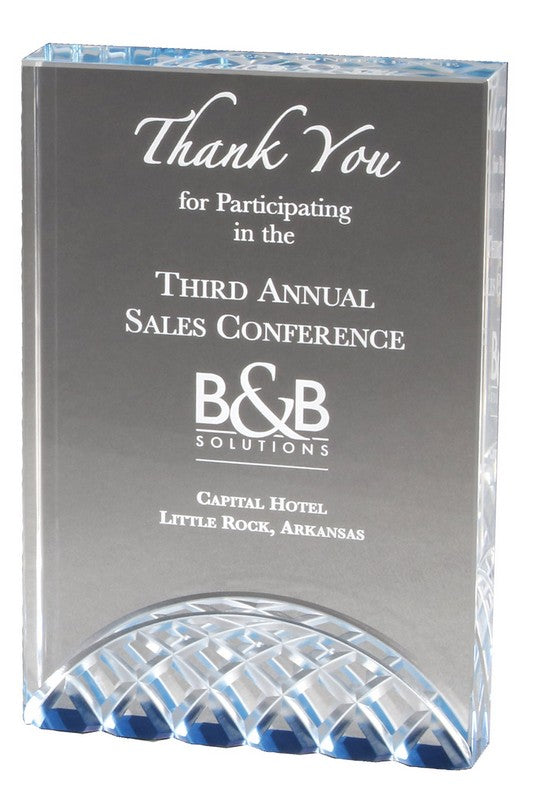Reflections Globe Series Stand Up Acrylic Award