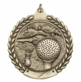 Sculptured 2 3/4" Neck Award Medals