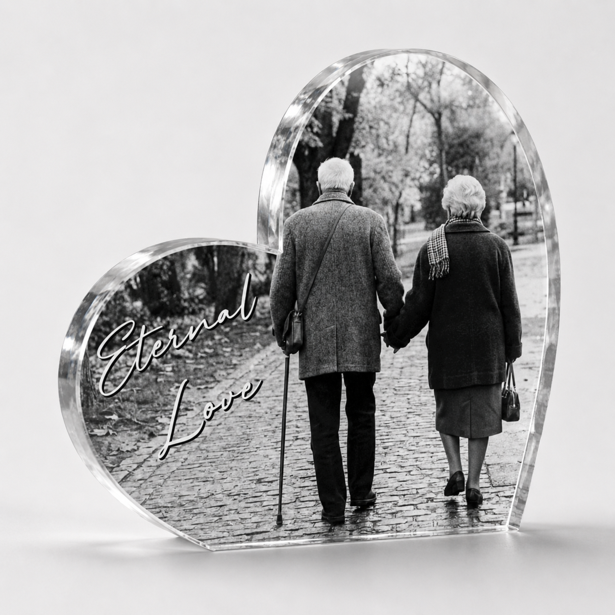Custom Photo Acrylic Keepsake – Heart