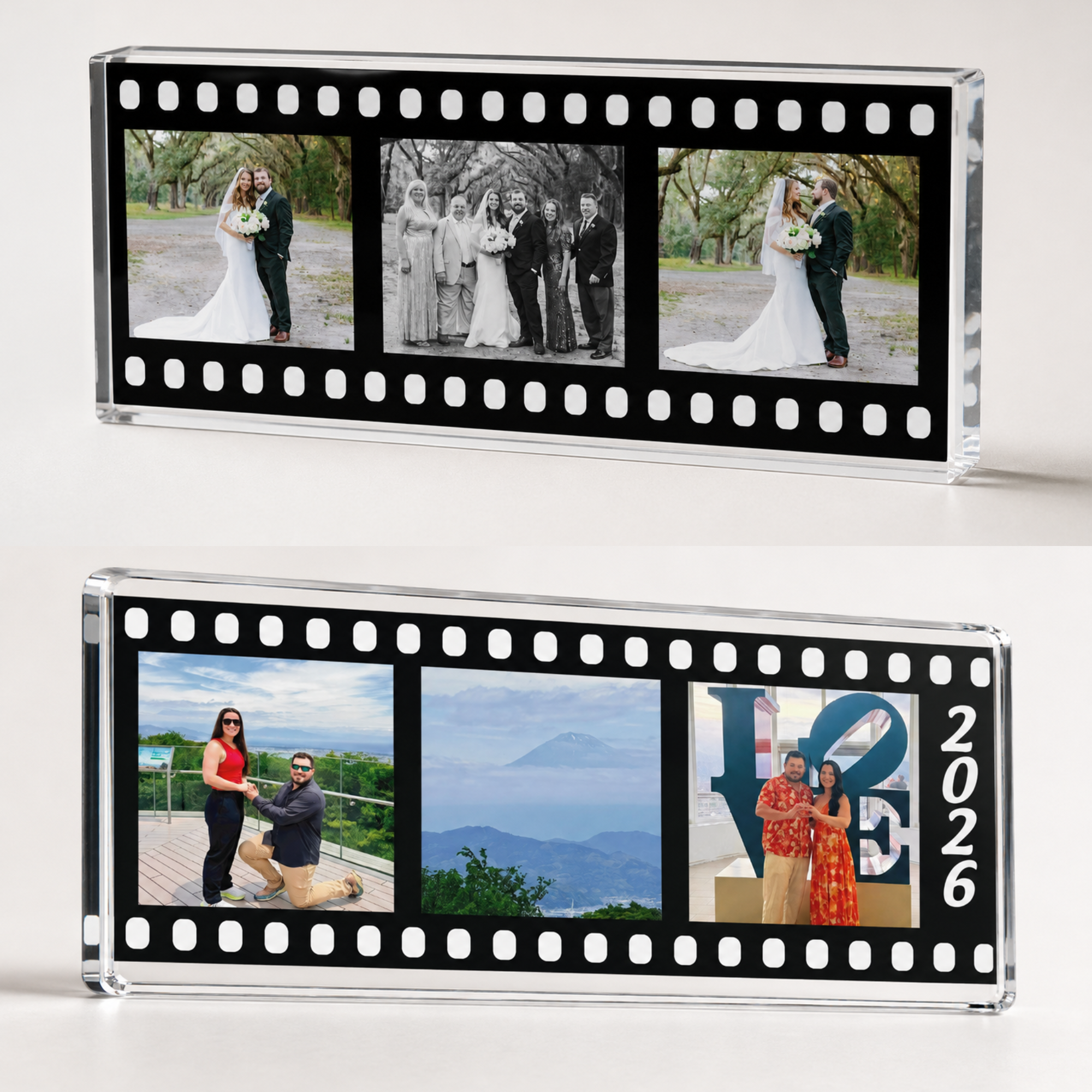 Custom Photo Acrylic Keepsake – Filmstrip