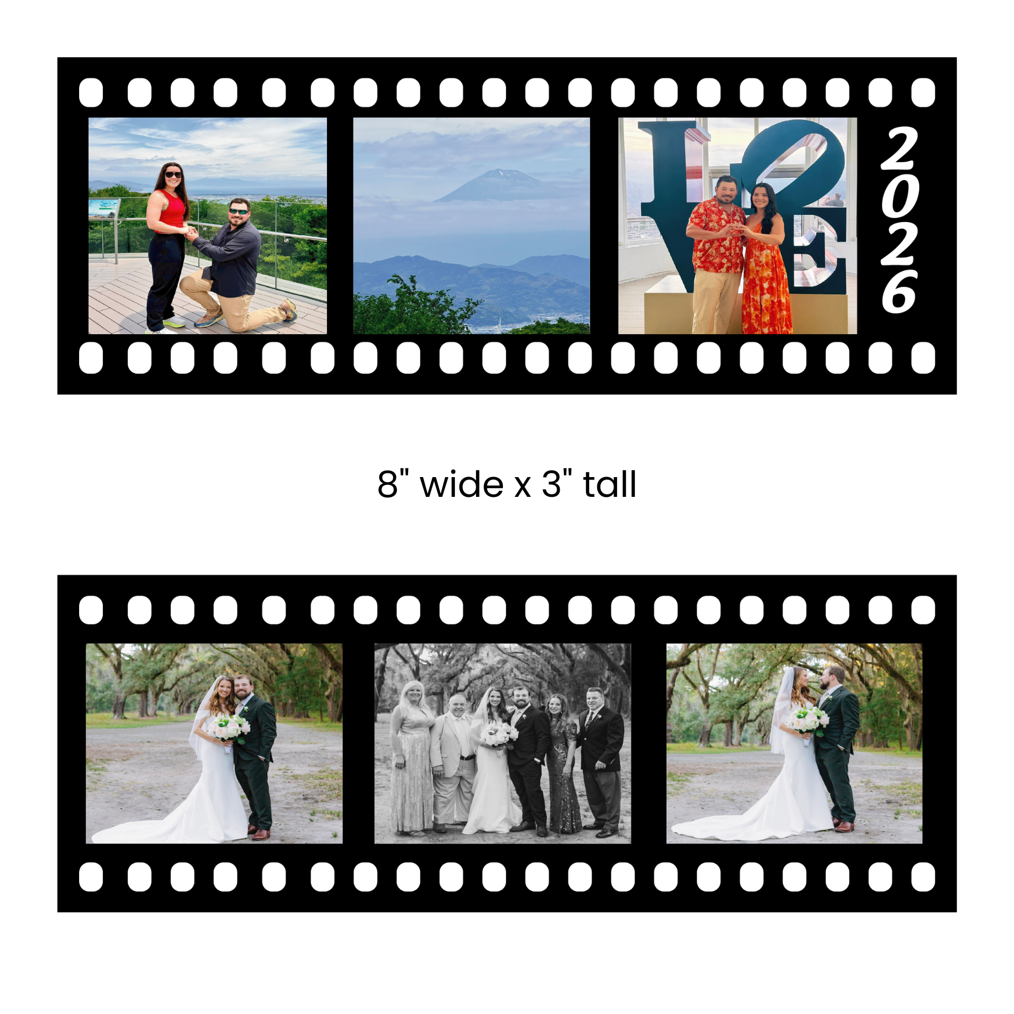 Custom Photo Acrylic Keepsake – Filmstrip