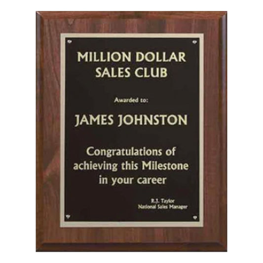 Classic Double Plated Plaque