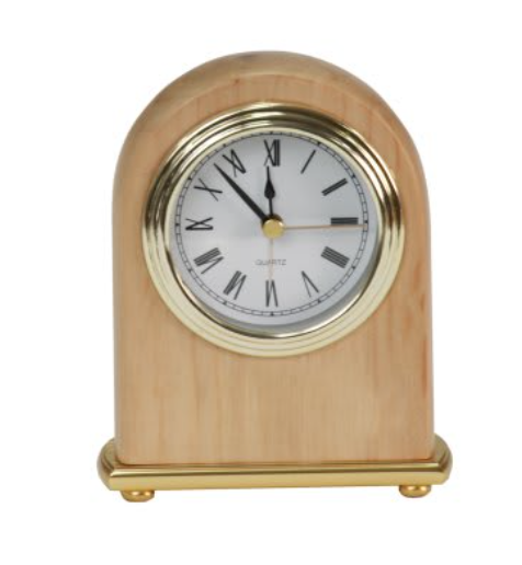 Red Alder Desk Clock