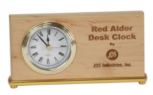 Red Alder Desk Clock