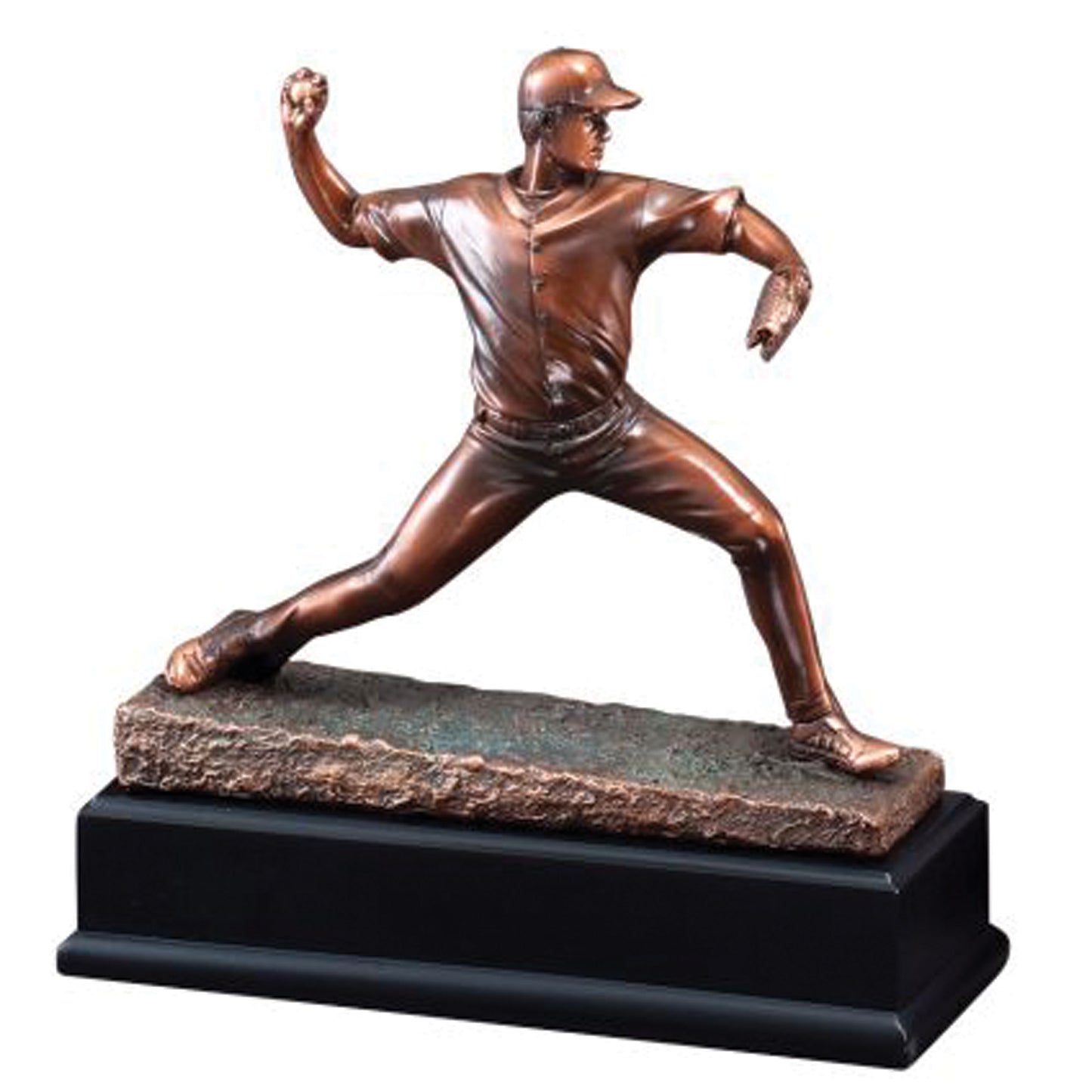 Baseball Pitcher Galley Resin Sculpture