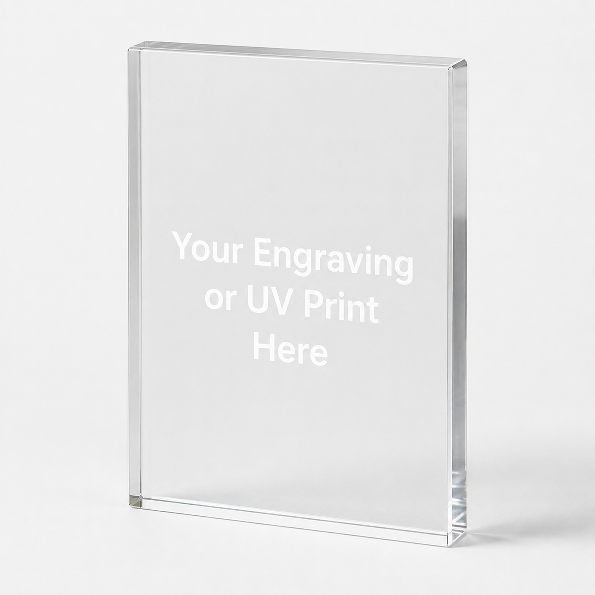 Custom Acrylic Awards - Stock Shapes