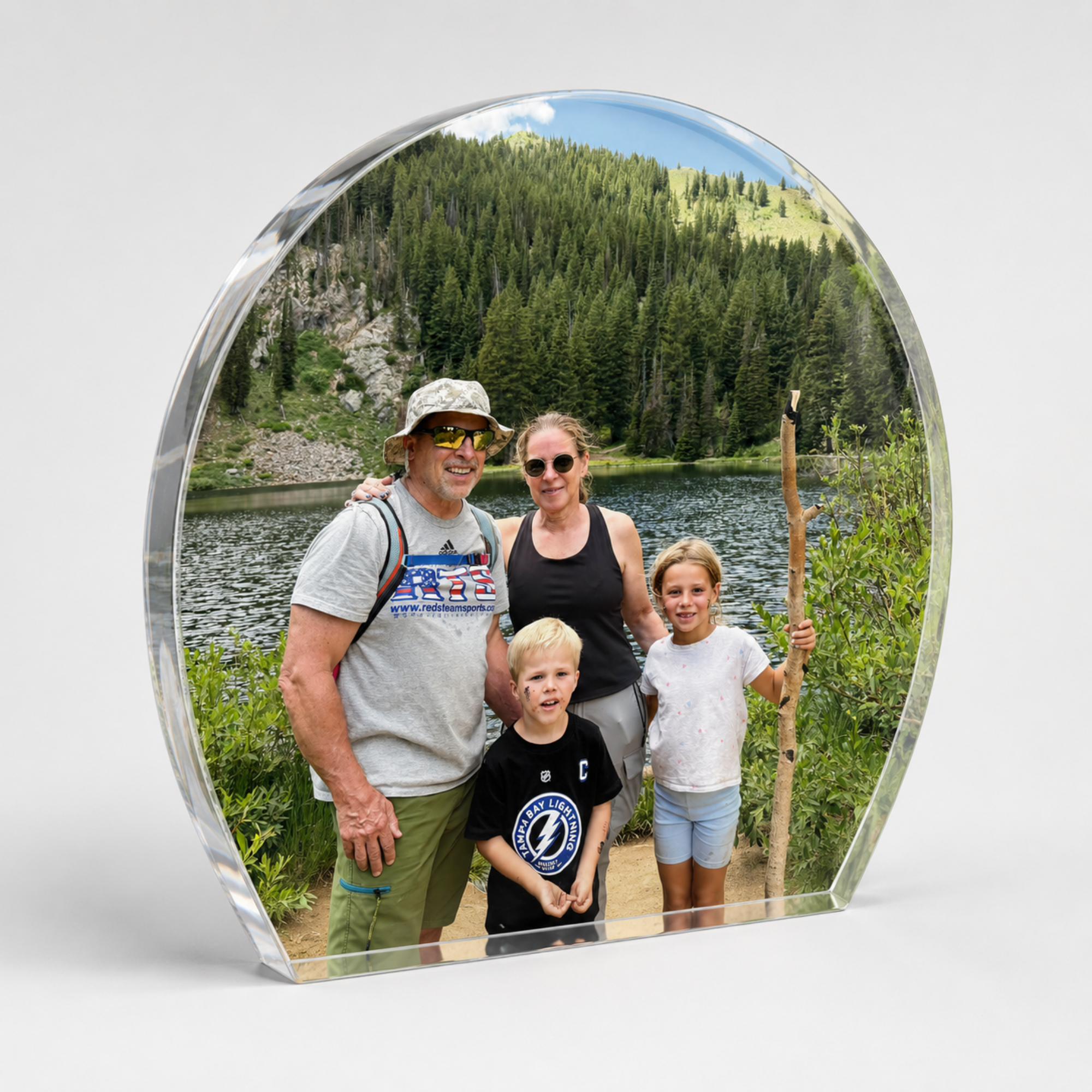 Custom Photo Acrylic Keepsake – Round