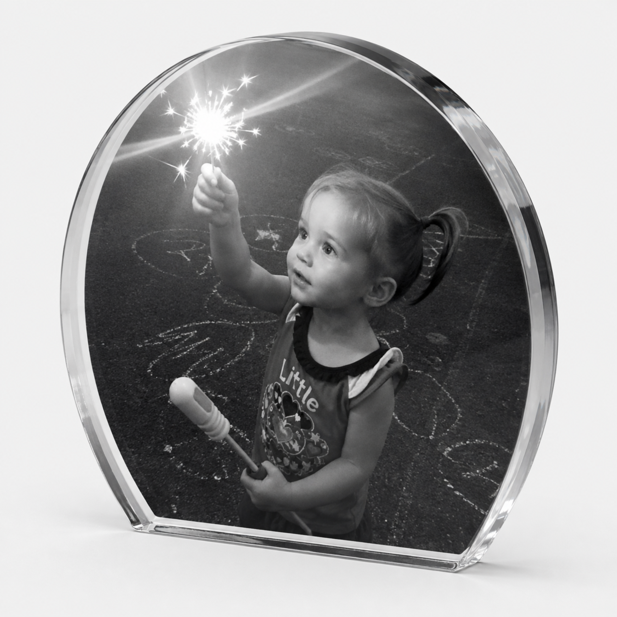Custom Photo Acrylic Keepsake – Round