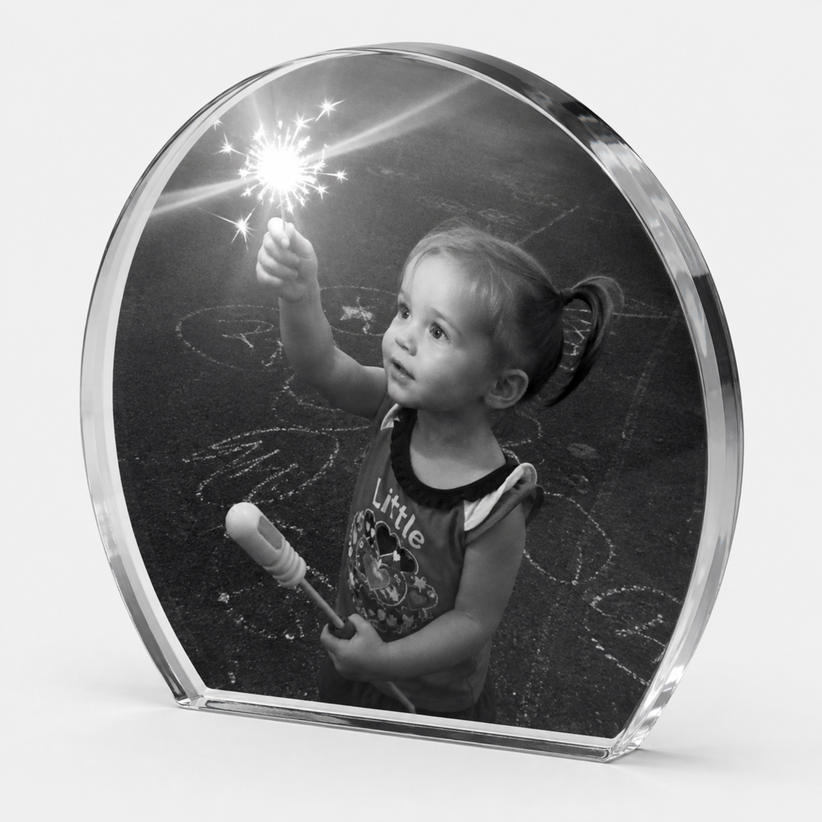 Custom Photo Acrylic Keepsake – Round