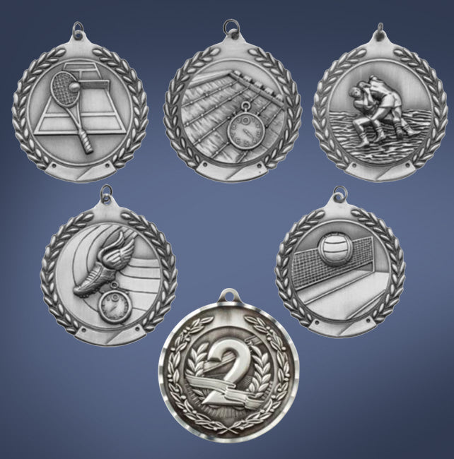 Sculptured 2 3/4" Neck Award Medals