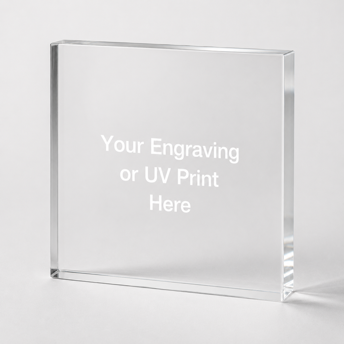 Custom Acrylic Awards - Stock Shapes