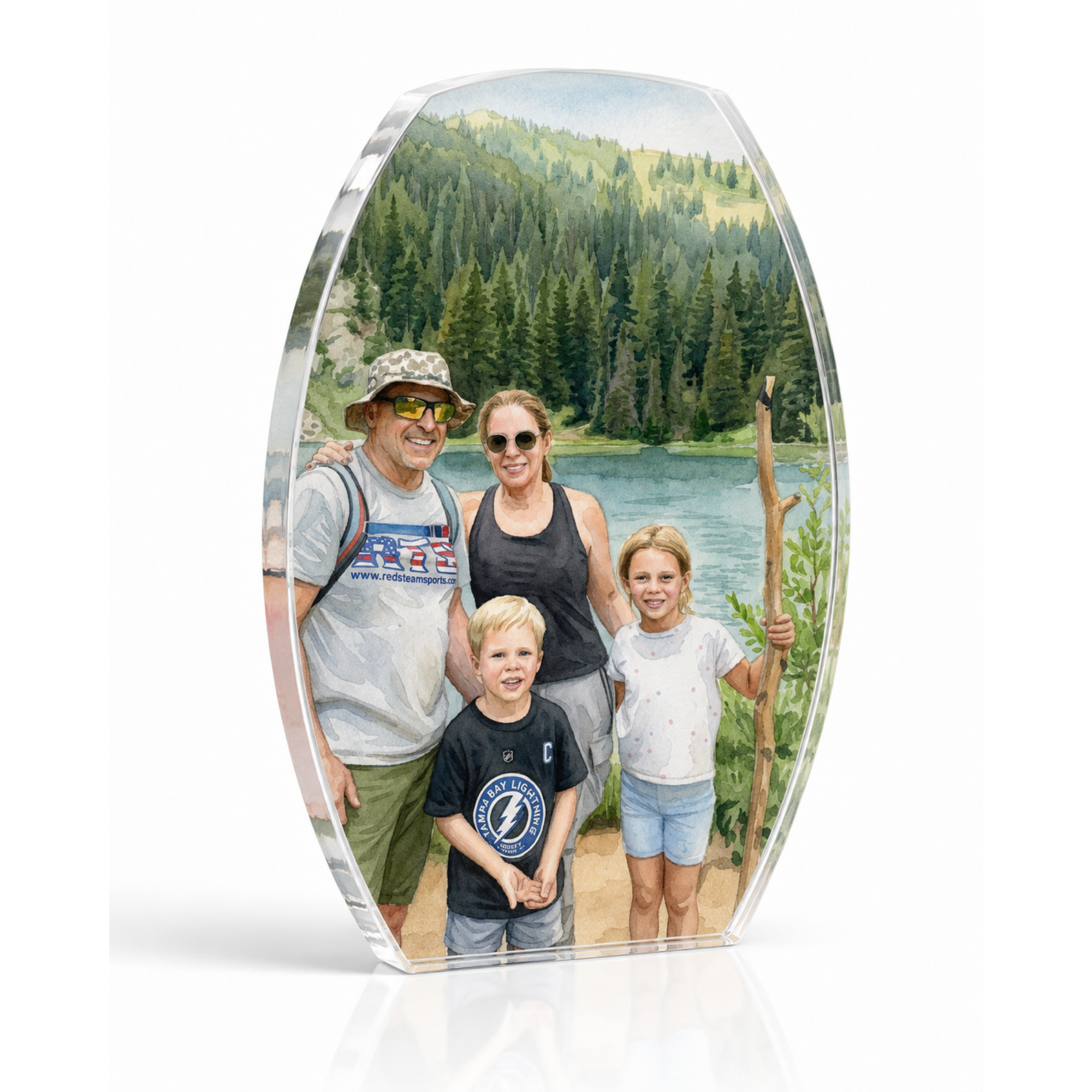 Custom Photo Acrylic Keepsake – Oval