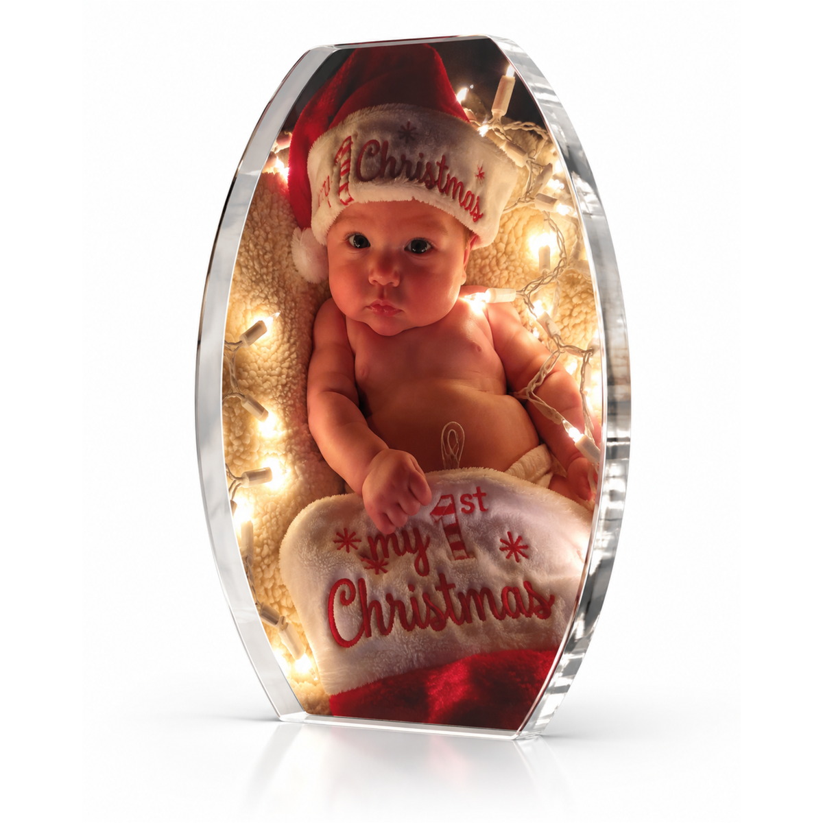 Custom Photo Acrylic Keepsake – Oval