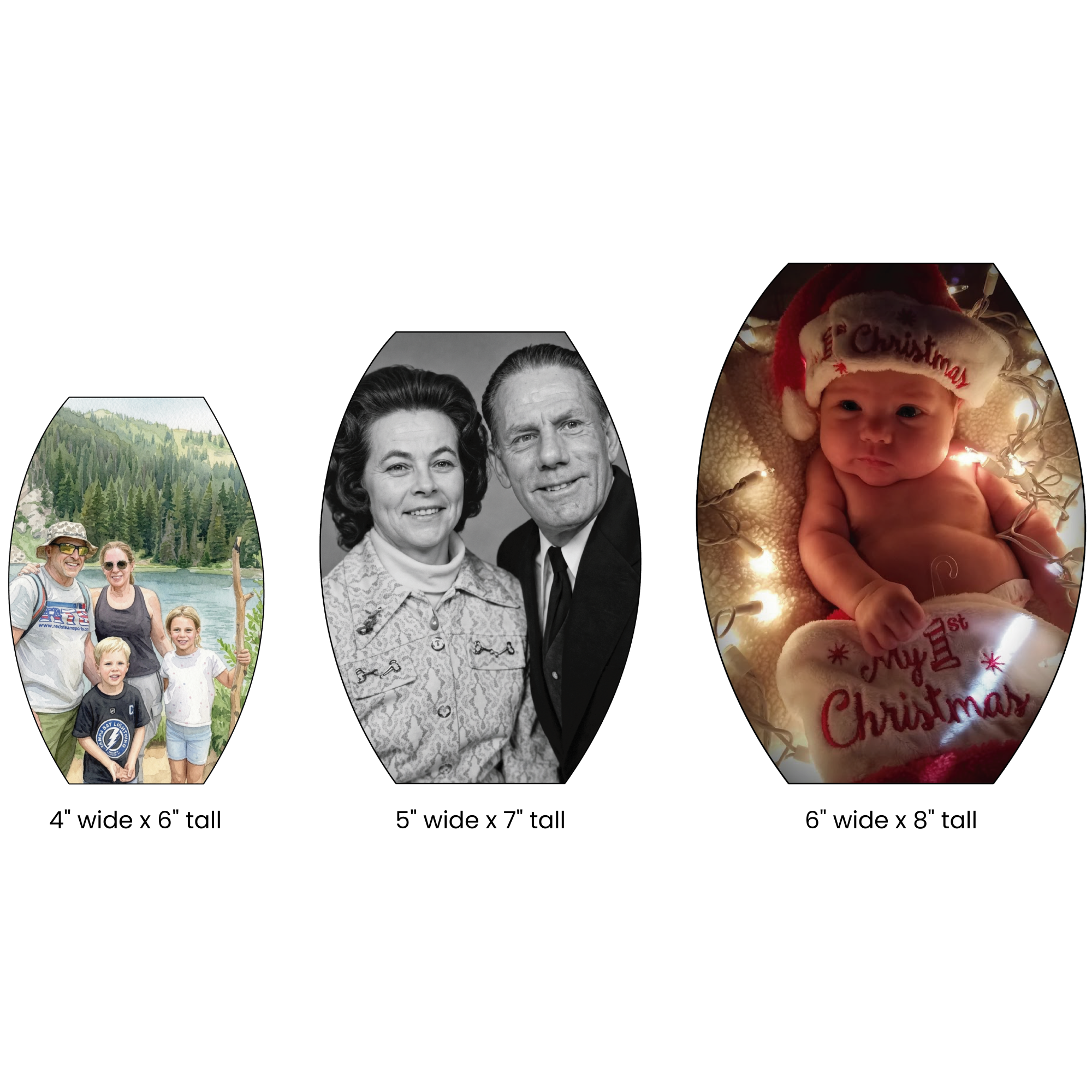Custom Photo Acrylic Keepsake – Oval