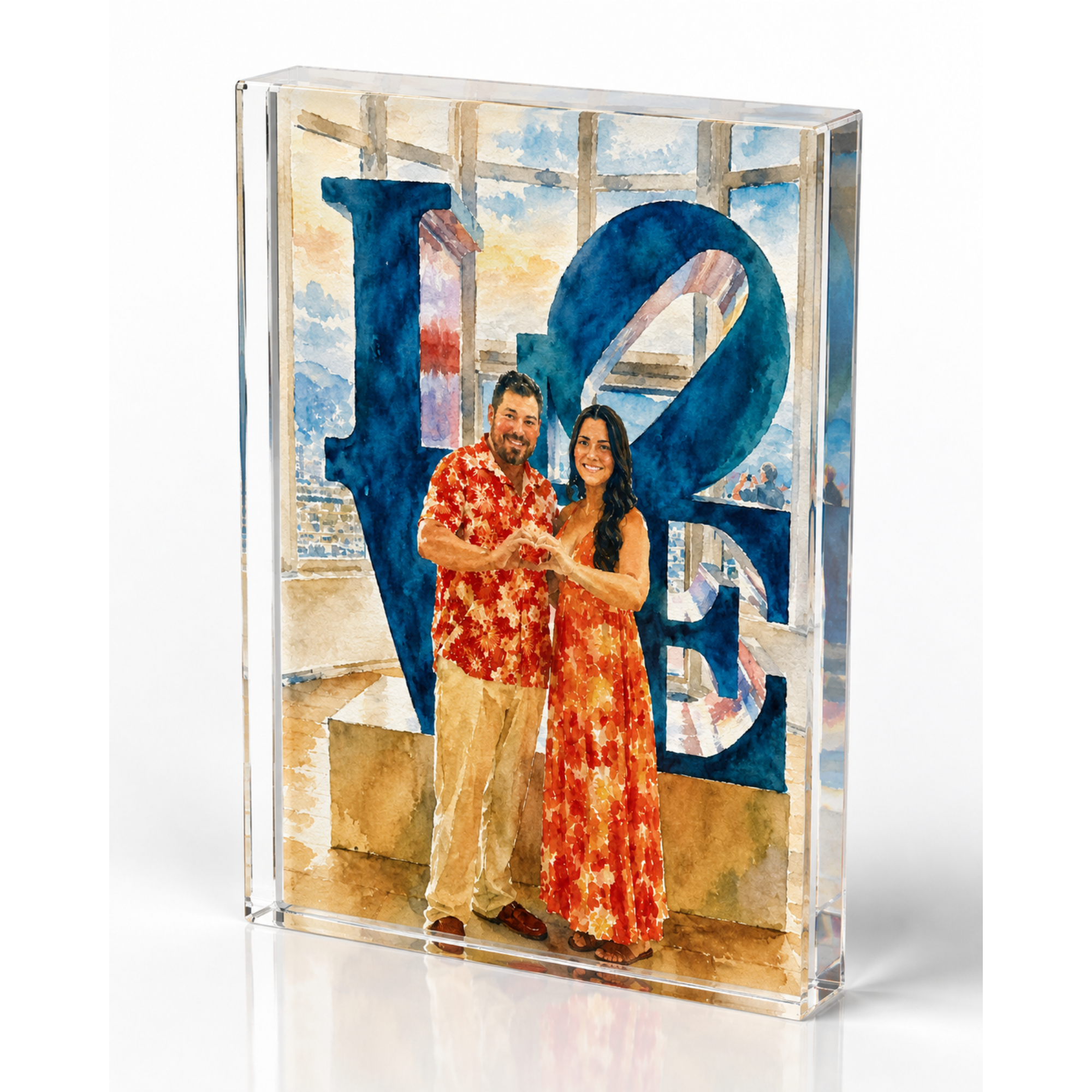 Custom Photo Acrylic Keepsake – Rectangle