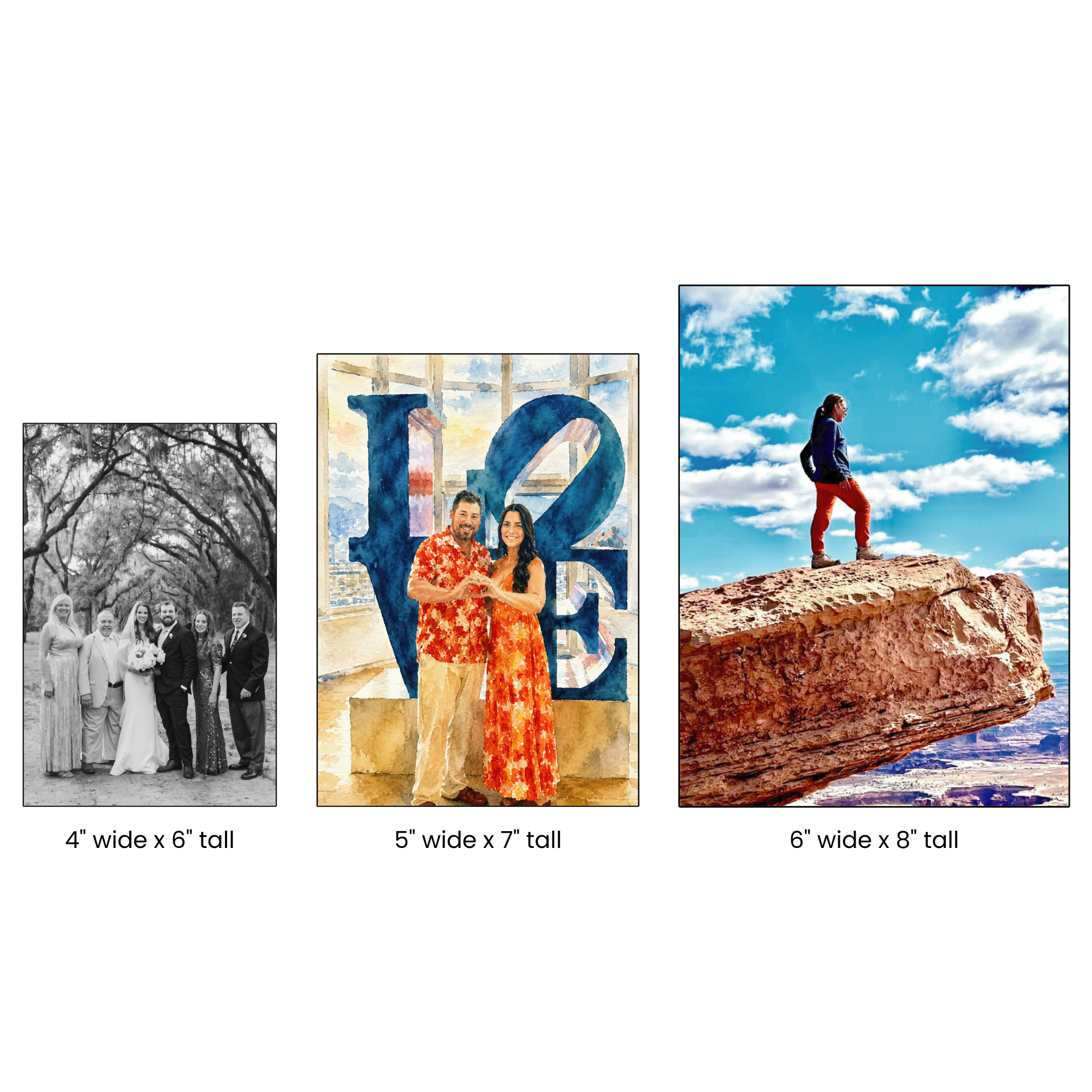 Custom Photo Acrylic Keepsake – Rectangle