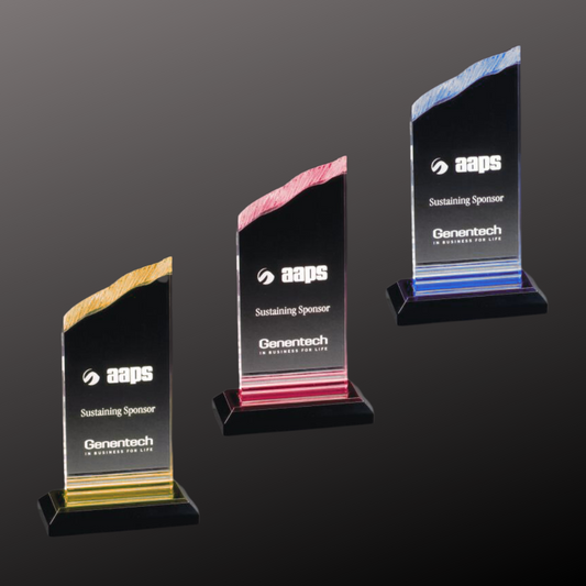 Impress Reflections Chisel Top Stand Up Acrylic Award
