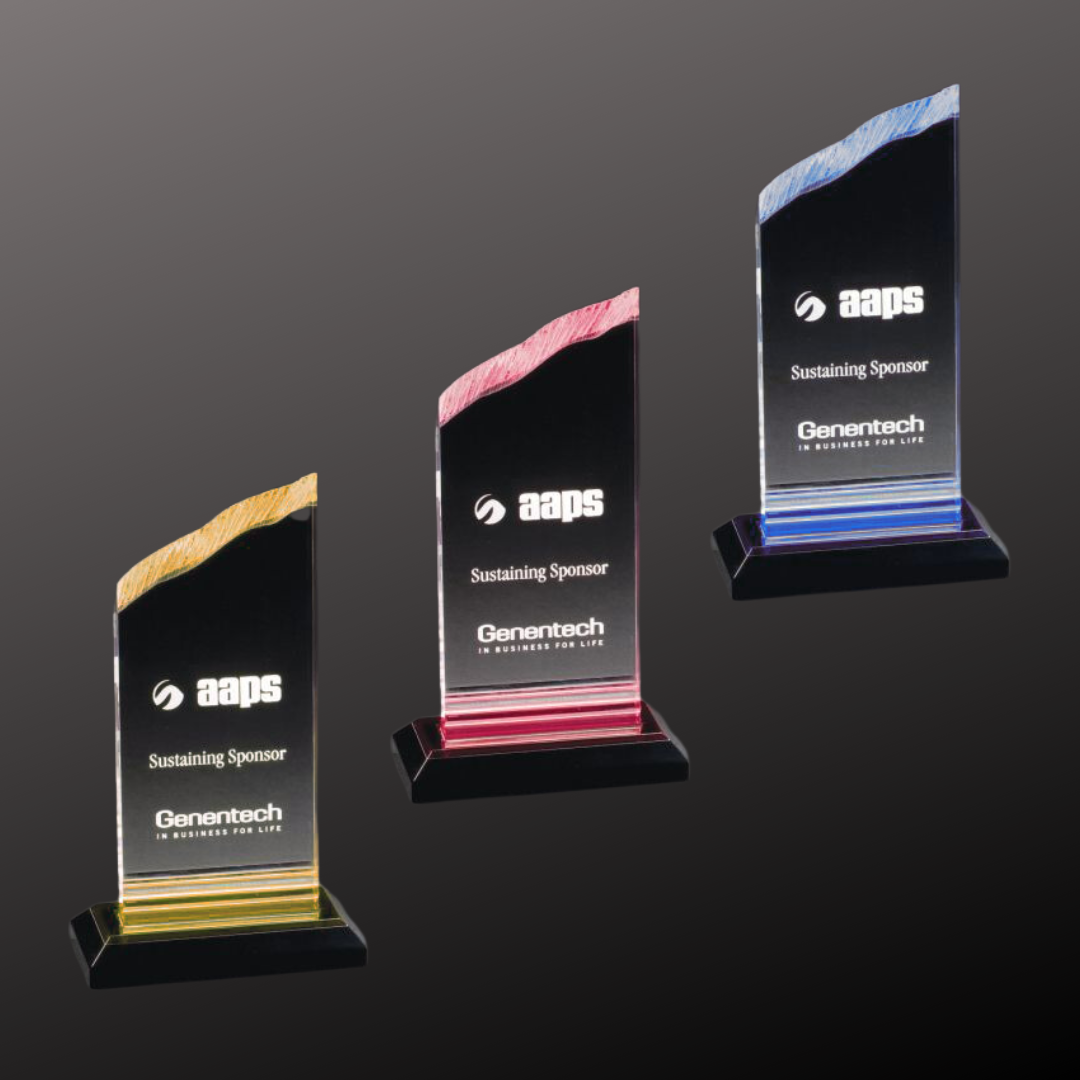 Impress Reflections Chisel Top Stand Up Acrylic Award