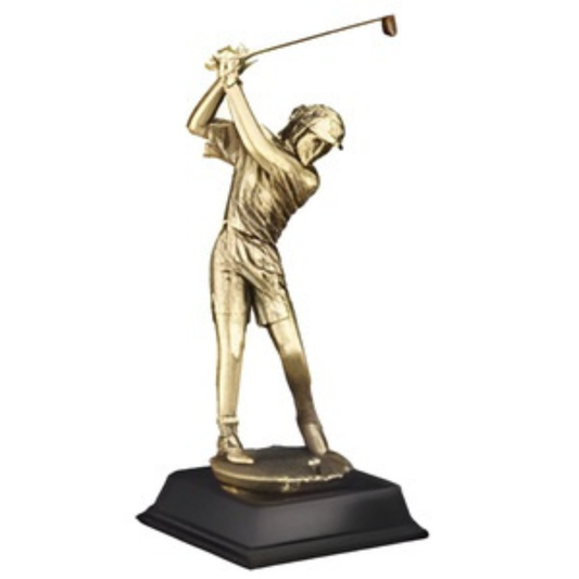 Golf Driver Female Large Figure Trophies