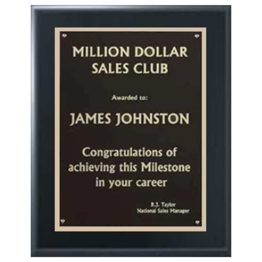 Classic Double Plated Plaque