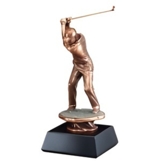 Golfer Drive Large Figure Trophies