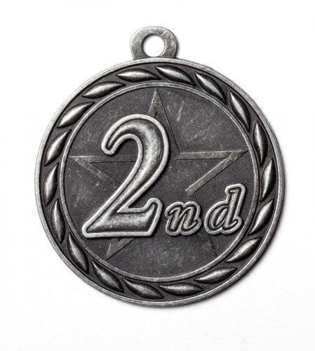 2nd Place 2" Sculptured Medal
