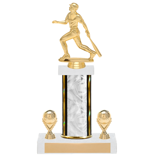 Baseball Figure & Trim Single Column Trophy