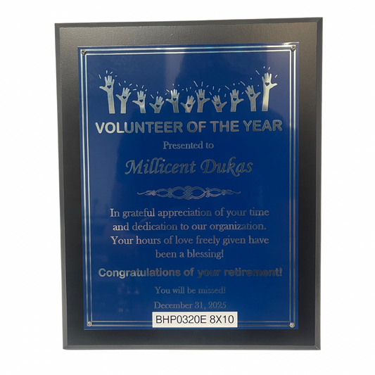 Classic Single Plated Plaque