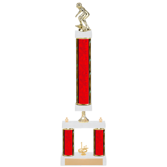 3-Column 2-Tier Trophy – Elite