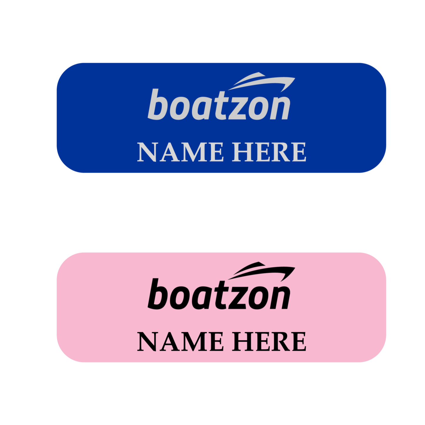 Boatzon Name Badges