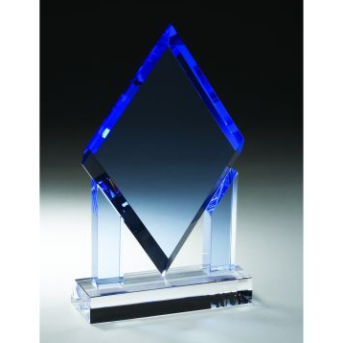 Crystal Cool Blue Diamond On Blue Crystal Base