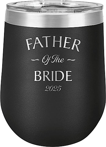 12 oz Stemless Insulated Wine Glass